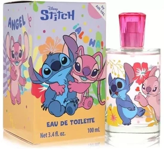 Disney Stitch & Angel Eau De Toilette Spray 3.4oz/100ml Fragancia Unisex Foto 2 de 2