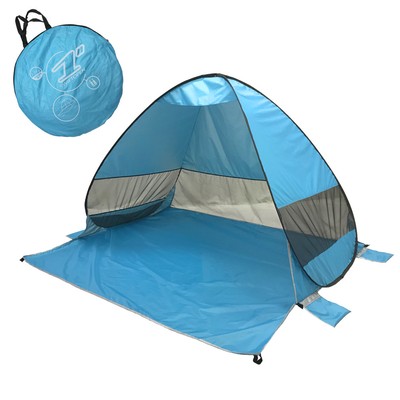 Pop Up Beach Tent Easy Set Up Sun Shelter for 1-3 People UV Protection Sunshade
