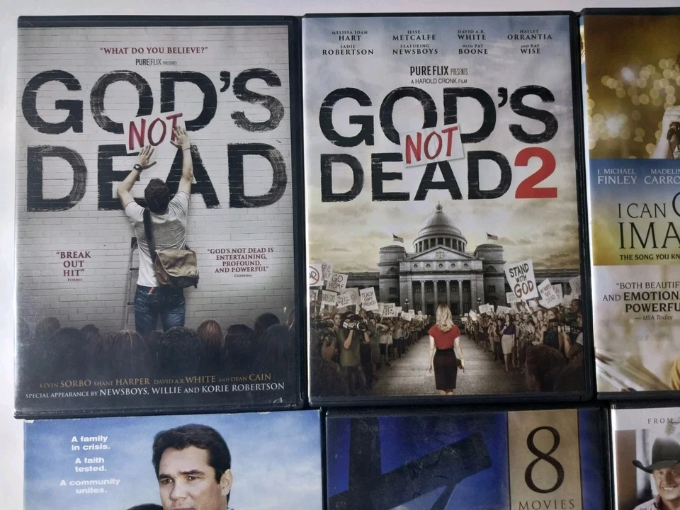 Amazing Lot Of 11 Christian Dvds, God's Not Dead 1&2, Case For Christ,,,  - Image 2 of 4