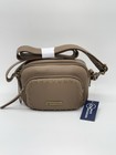 White Mountain Women's Brown Leather Purse/Shoulder Bag With Shoulder Strap