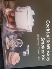 Cocktail Smoker Kit With Torch | Whiskey Smoker W/ Wood Chips No Butane