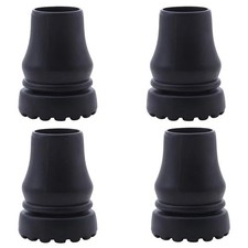 4Pcs Cane Tips 3/4 Inch Heavy Duty Rubber Cane Tips Anti Slip TPR Replacement...