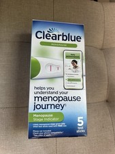 Clearblue Menopause Stage Indicator, 5 Ct Understand Menopause NEW 