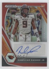 2021 Panini Prizm Draft Picks Red 112/199 Hamilcar Rashed Jr #DPA-HRJ Auto 0et1