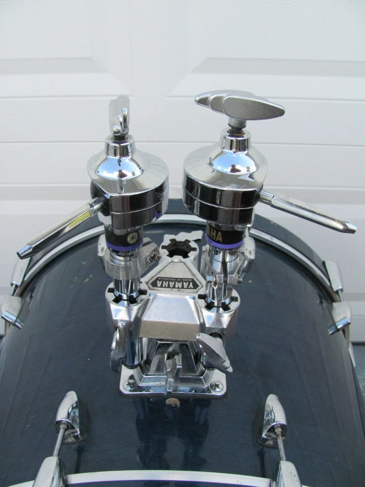 YAMAHA MAPLE CUSTOM ABSOLUTE BASS DRUM ABD1022 22”x16” VINTAGE SEA BLUE JAPAN - Image 2 of 4