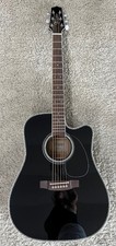 Takamine EF341DX 6 String Dreadnought Electric Acoustic Guitar with Case - MIJ