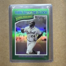 2026 Topps Heritage Turn Back The Clock Miguel Cabrera  #333 Green Refractor /99