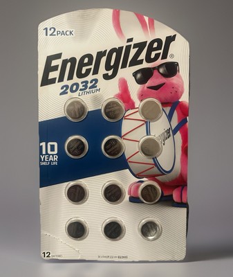 Energizer Lithium 2032 Batteries Pack Of 12 Expires 03/2033