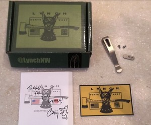 Lynch NW Standard Ti Deep Carry Pocket Clip for Hinderer XM-18 and others