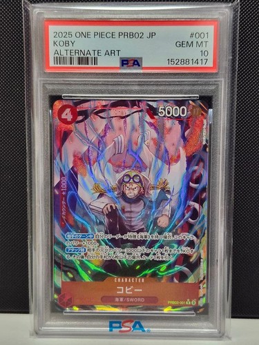 Koby (Alternate Art) graded PSA 10 for sale on eBay