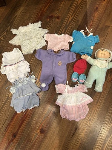 Cabbage Patch Doll Clothing Lot And BBB.