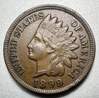 1899  INDIAN CENT   XF+  #1873