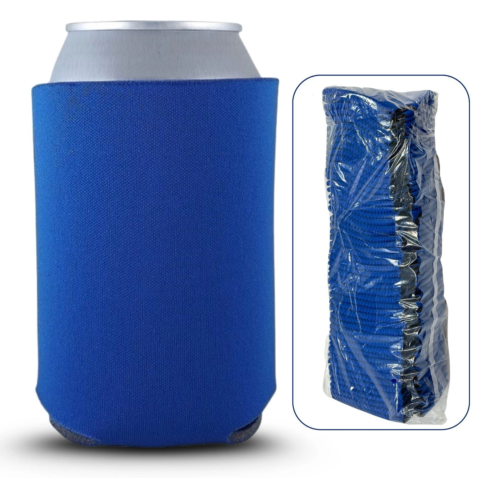 50 Pack Blue Blank Collapsible Can Coolers Neoprene Beverage Sleeves
Opens in a new window or tab