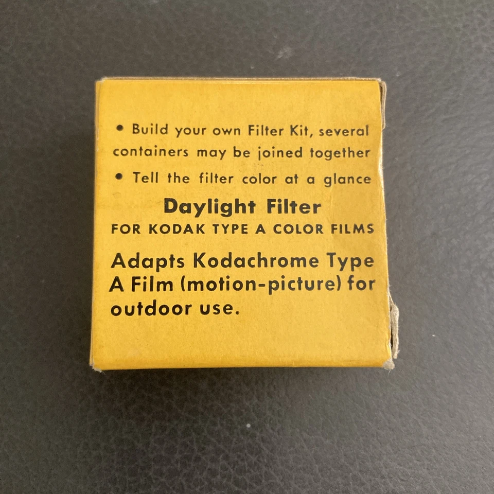 Kodak Daylight Filter for Type A Color Films No. 85 Series 4, IV, Includes Case - Image 3 of 4