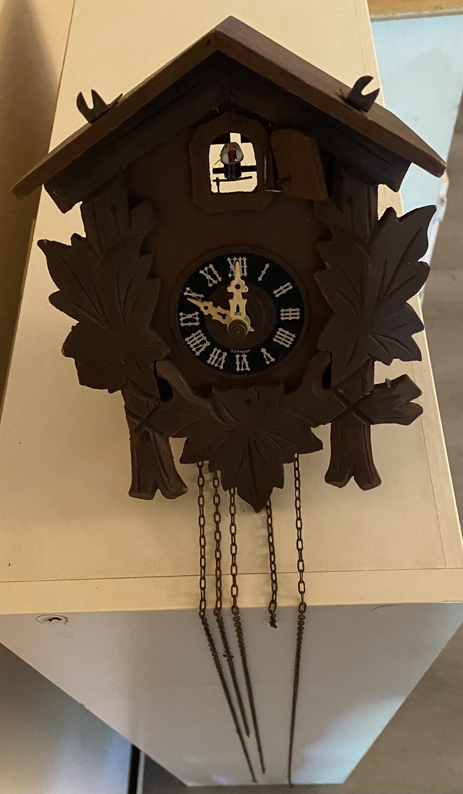 Vintage LOTSCHER Switzerland Cuckoo Clock for Parts or Repair eBay