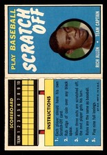 1970 Topps Scratch-Offs Baseball #2 Rich Allen NM *d2