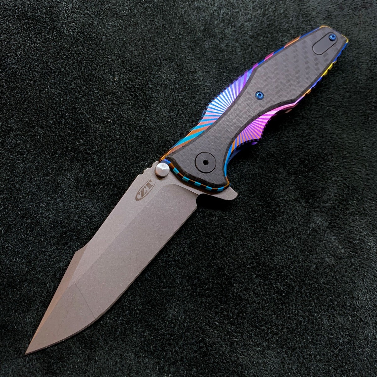 Zero Tolerance 0393 Rick Hinderer Flipper Plain Edge ZT0393GLCF