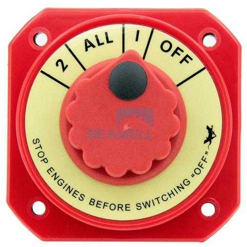 Marine Battery Switch Selector 4 Position Power Dual Battery Isolator