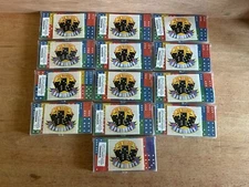 Domino Double Six Dominoes Set 28 Tiles Multi Color Dragon Lot of 12 Complete