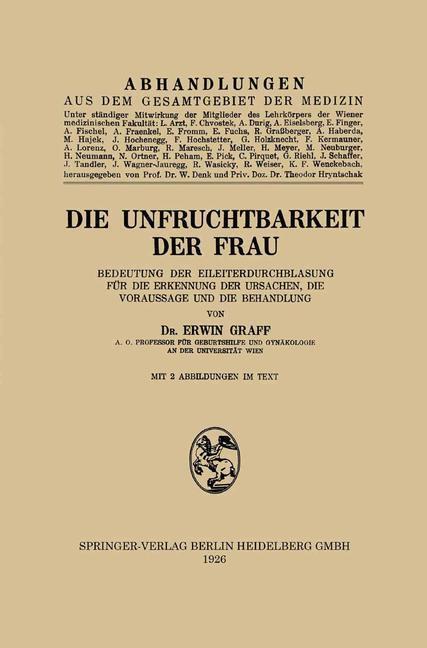 Die Unfruchtbarkeit Der Frau | Buch | 9783709121443