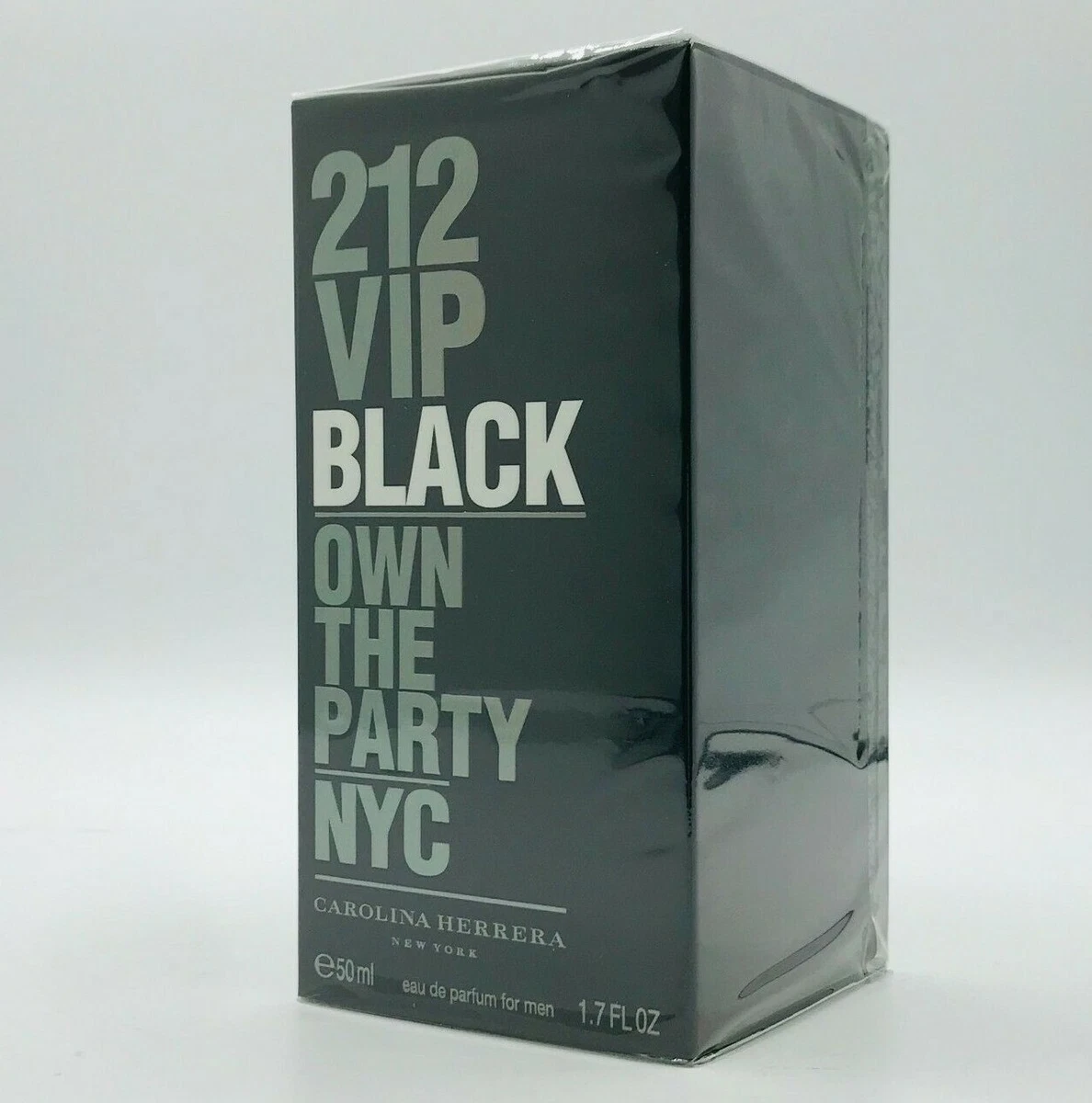 Carolina Herrera 212 Vip Black Men Parfum Spray 1.7 oz New In