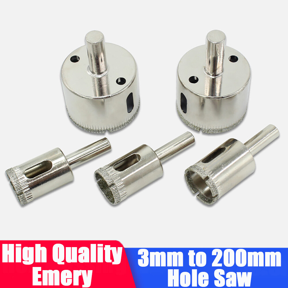 Diamond Coated Hole Saw Drill Bit For Glass Tile Ceramic - 90mm Size