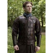 Medieval Brigandine Leather Torso Armor Larp cosplay Costume renaissance Armor