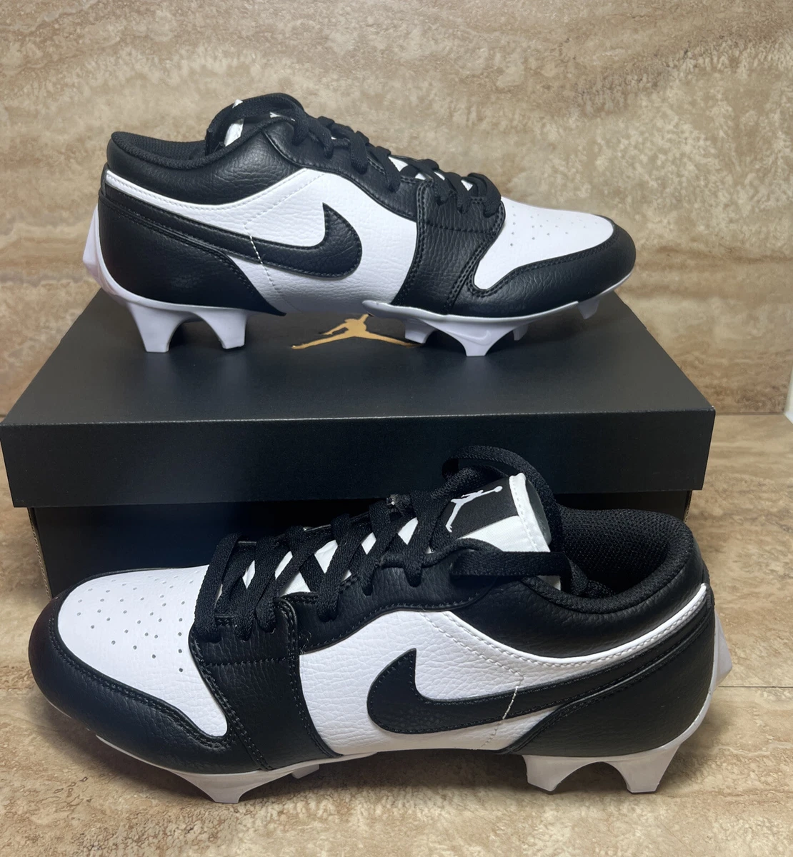 Jordan 1 TD Cleat 2023 Low Black White - огромный выбор по лучшим