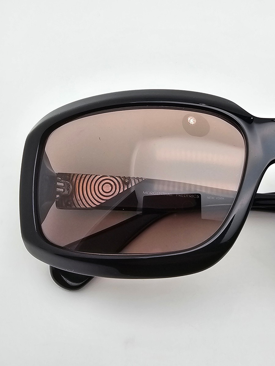 Morgenthal Frederics Fifth Black Frame Polarized Grey Lens  display picture 3