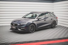 CUP Seitenschweller Ansätze SCHWARZ für Seat + Cupra Leon MK4 FR Schweller V1
