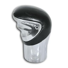 Alu Schaltknauf Exclusive I Leder schwarz universal Opel Astra H Calibra Manta