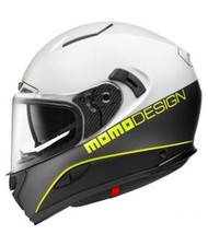 momo design casco moto inetgrale hornet bianco xs
