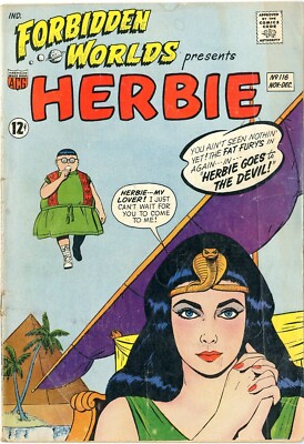Forbidden Worlds  # 116   VERY GOOD   Nov. 1963   Herbie App./goes to hell.