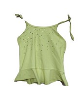 Old Navy Girl's LARGE 10/12 adjustable Yellow Tankini Top 26