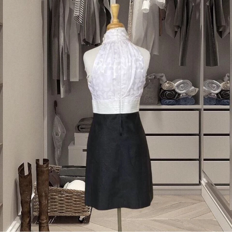 Mini vestido de esmoquin Shoshanna mezcla de seda nuevo con etiquetas Foto 3 de 4