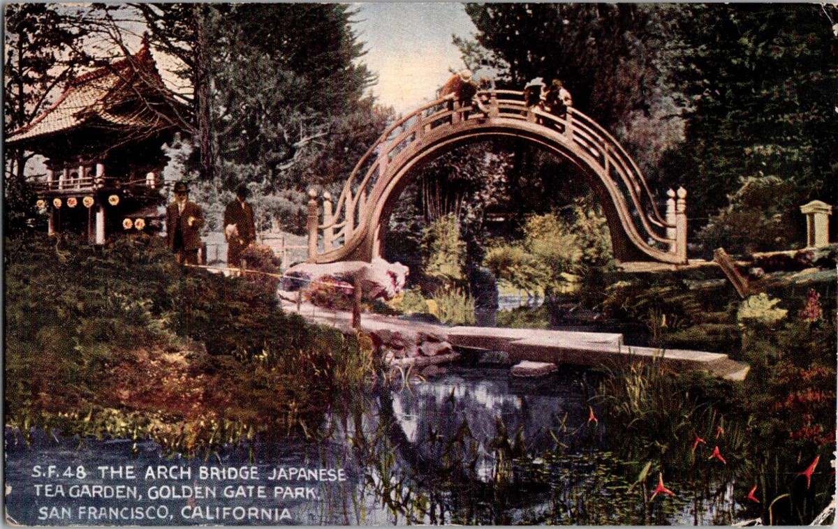 KAPPYS ANTIQUE POST CARDS TEA HOUSE GOLDEN GATE PARK SF CA