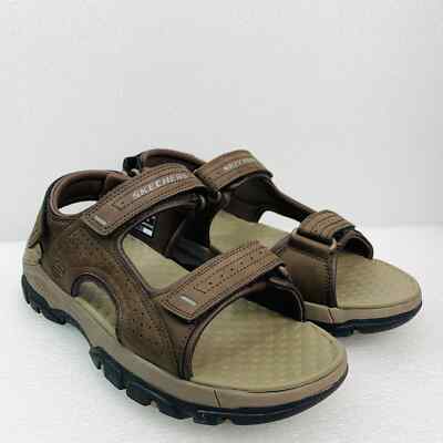 Sketchers Leather Sandals Men’s 9 NEW Skechers Slip-ins Relaxed Fit: Tresmen - Reece main image 3