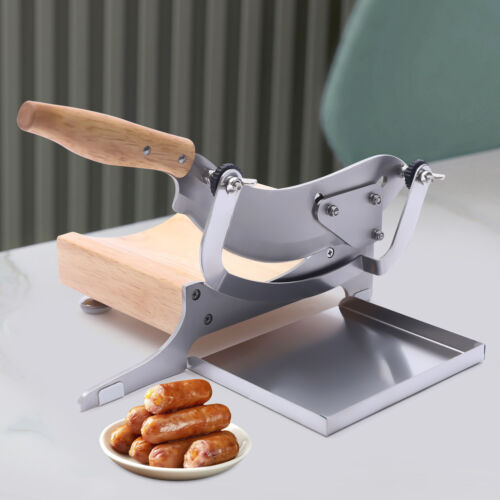 Manual Meat Slicer Beef Mutton Roll Cleaver Hand Slicing Machine Stainless Steel