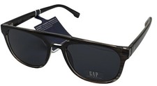 Gap Mens Rectangle Grey Gradient Plastic Sunglass  Smoke Gradient Lens, SGP 404