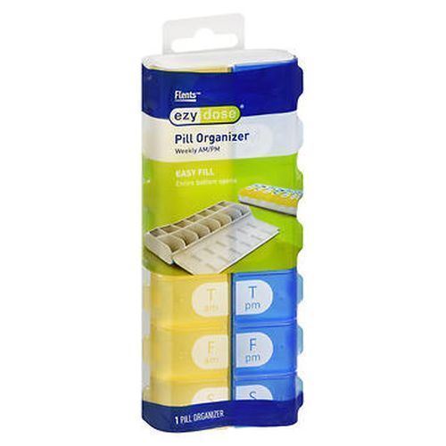 Ezy dose weekly am pm pill organizer 1 each ebay