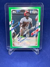 IVAN JOHNSON 2021 TOPPS PRO DEBUT GREEN AUTO PROSPECT #D 25/99