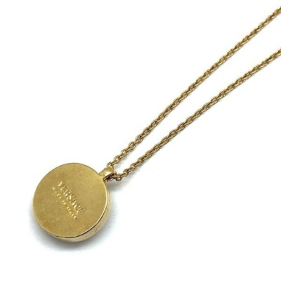 VERSACE Necklace Medusa Logo Gold And White Accessories unisex