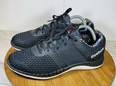 Reebok Women's Zprint Run Thru GP, BLACK/WHITE, Sz 9.5