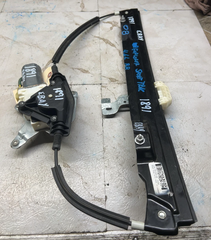 2006-2010 EXPLORER MOUNTAINEER Passenger Right Rear Door Power Window Regulator - Image 3 of 4