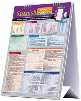 Spanish (Quickstudy) - Spiral-bound By BarCharts, Inc. - GOOD