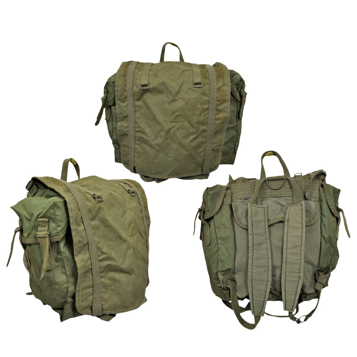 Backpack Army Original Medium Vintage | Combat Olive Military eBay Surplus French Bag