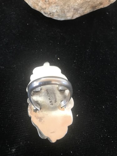 Mens Navajo Sterling Silver Spiny Oyster Ring Size 8.5 Gift 8150 - Picture 12 of 12