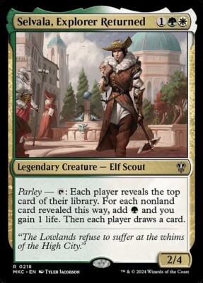 *MtG: 4x SELVALA, EXPLORER RETURNED - Commander Murders at Karlov Manor Rare*