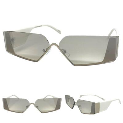 Modern Contemporary Club Raver SUN GLASSES Sleek Design Clear Slight Tint Lens