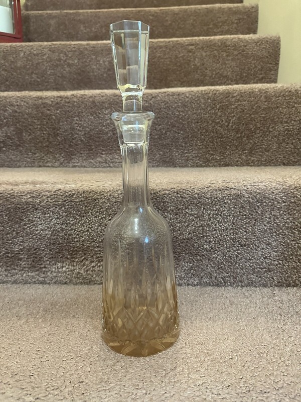 Crystal Decanter Wines Whiskey Vintage